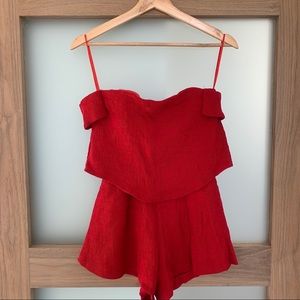 Oh Polly red romper